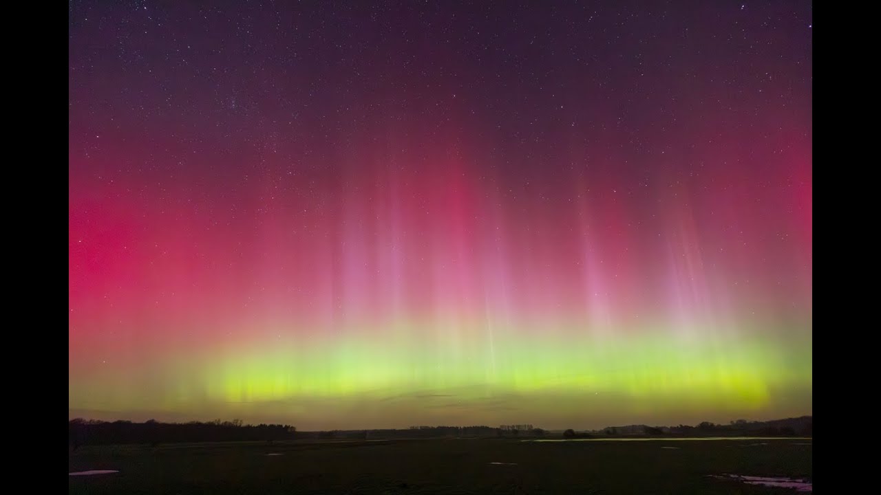 Time-lapse of Strong Northern Lights on 20 January 2026 in North Germany