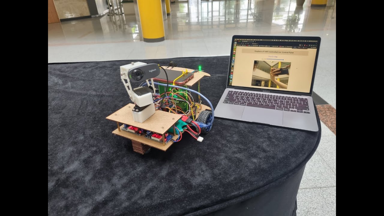 [Project] Wifi remote control car with webcam using Raspberry Pi