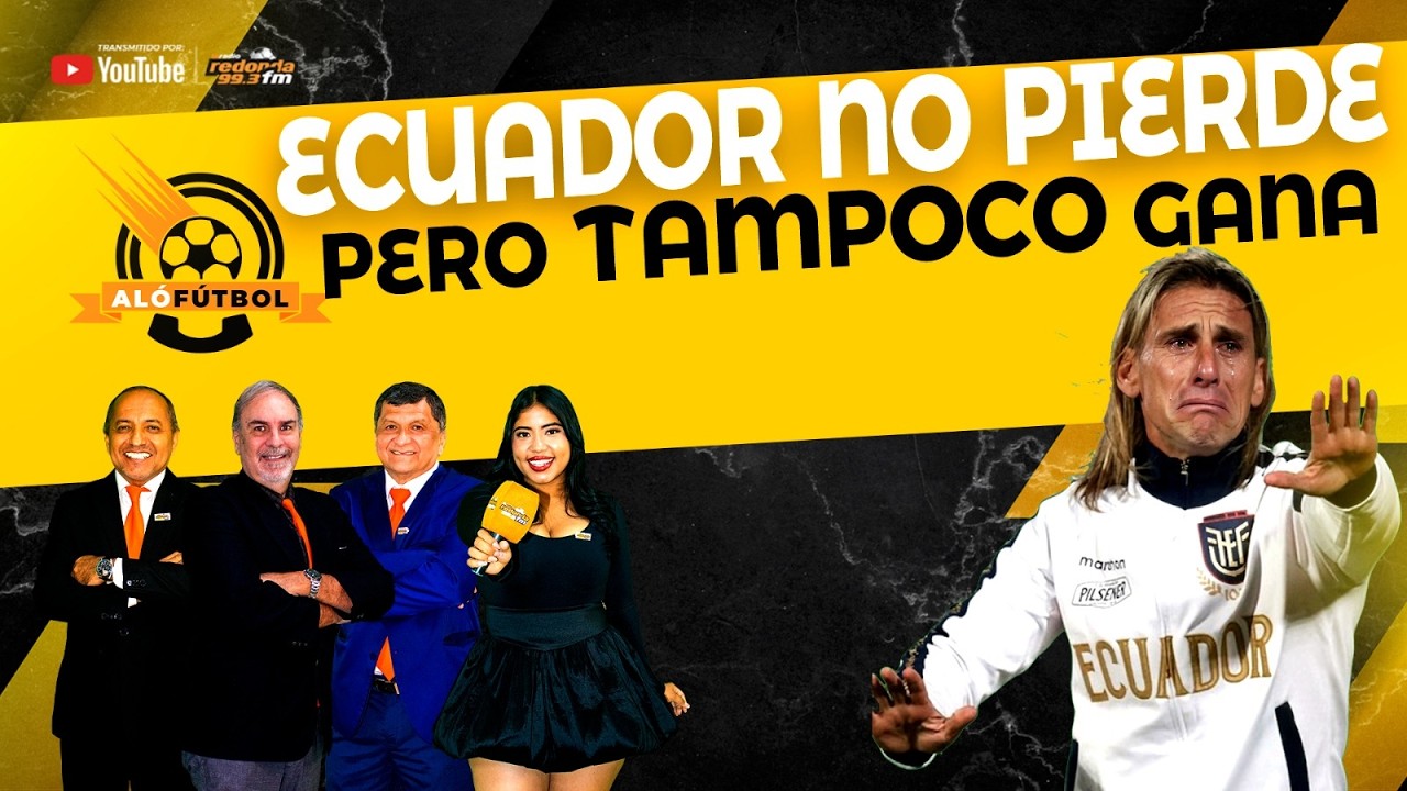 🔴 EN VIVO /  AL&Oacute; F&Uacute;TBOL/ ECUADOR NO PIERDE, PERO TAMPOCO GANA   / 01 DE ABRIL 2026