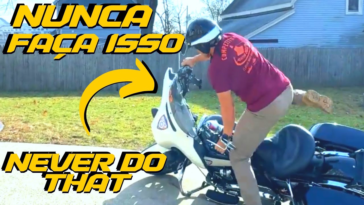 Como evitar quedas ao pilotar de moto
