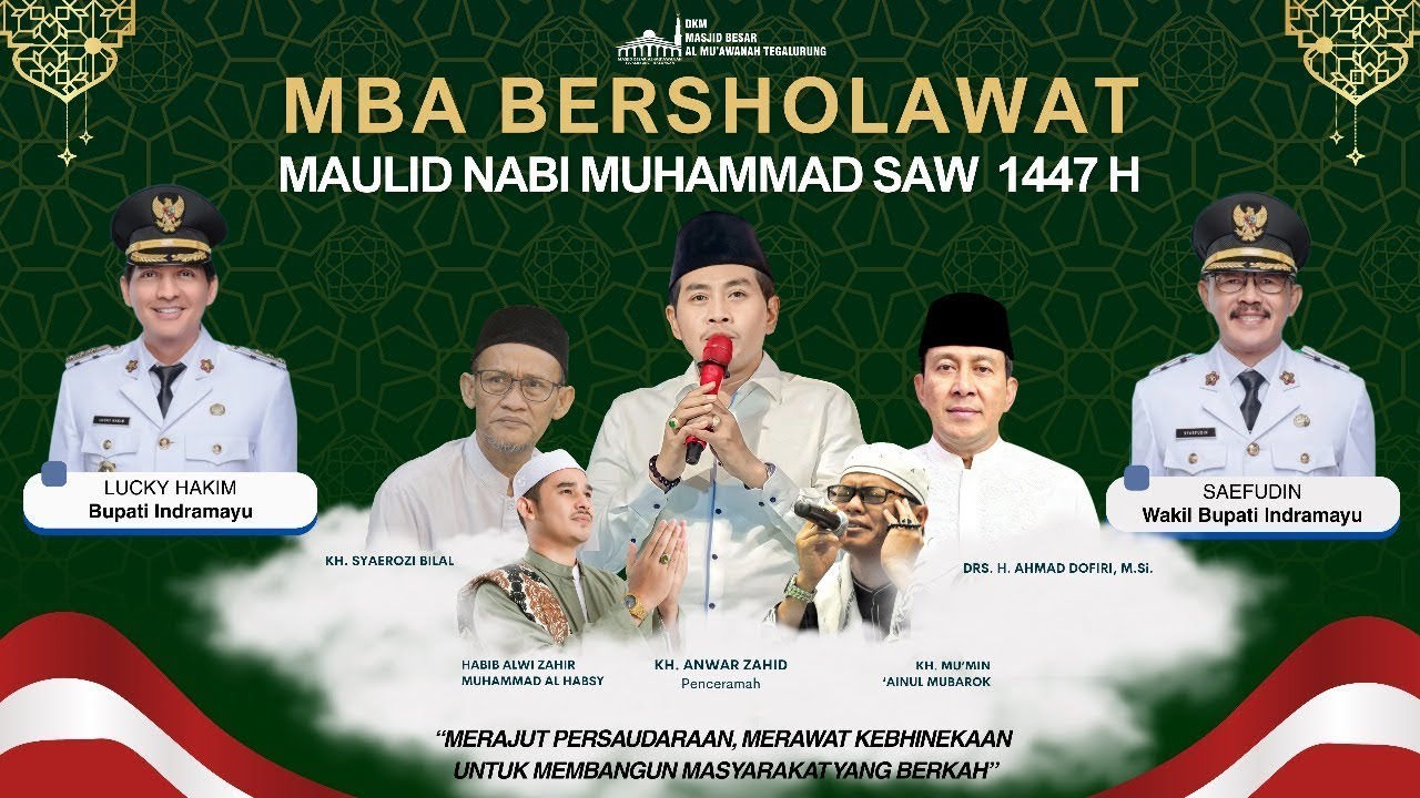 🔴LIVE KH. ANWAR ZAHID | PERINGATAN MAULID NABI MUHAMMAD SAW | TEGALURUNG BALONGAN INDRAMAYU