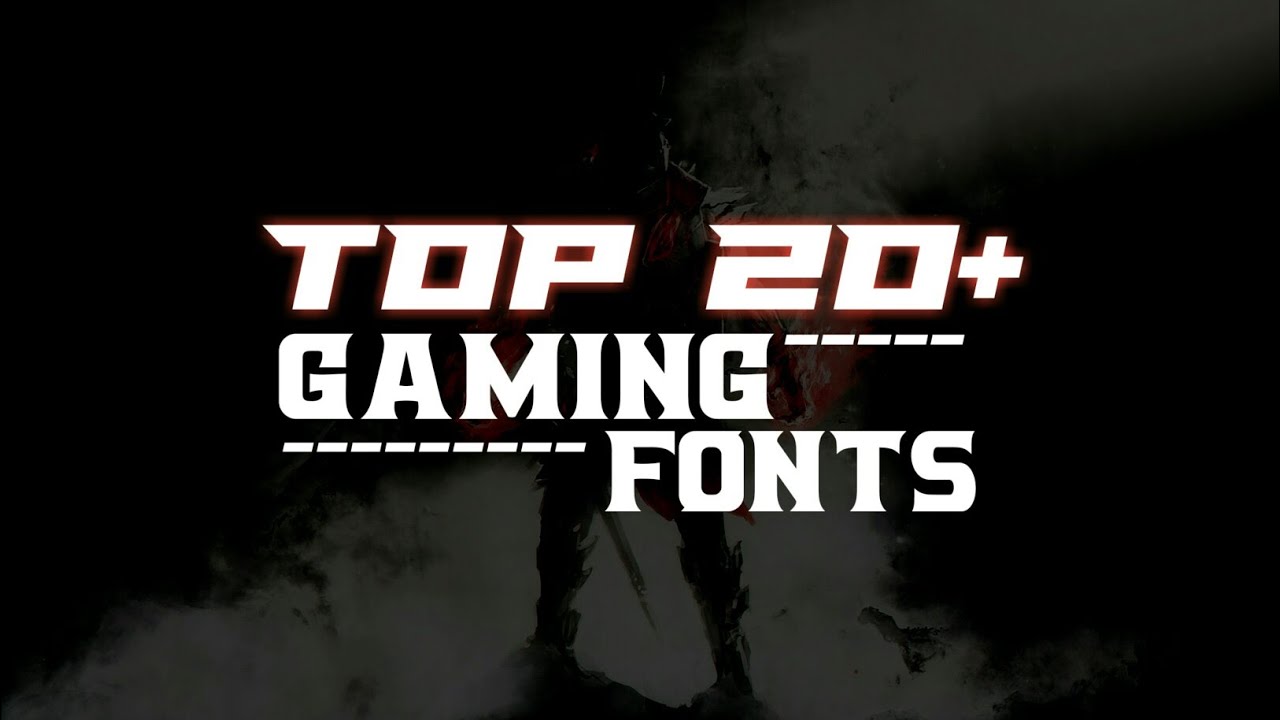 Top 20 gaming font pack | Free download | 69 Graphics