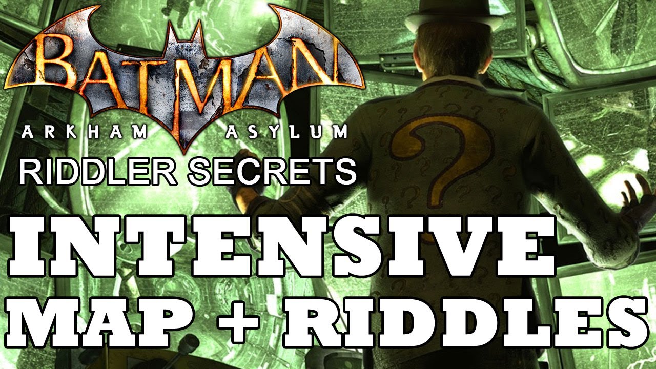 Batman: Arkham Asylum: Секретная карта и решения загадок в отделении интенсивной терапии