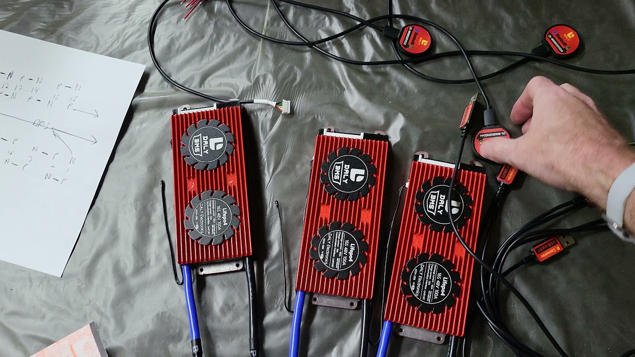 Battery Hookup Lifepo4 battery Module 48V house battery build Part 2