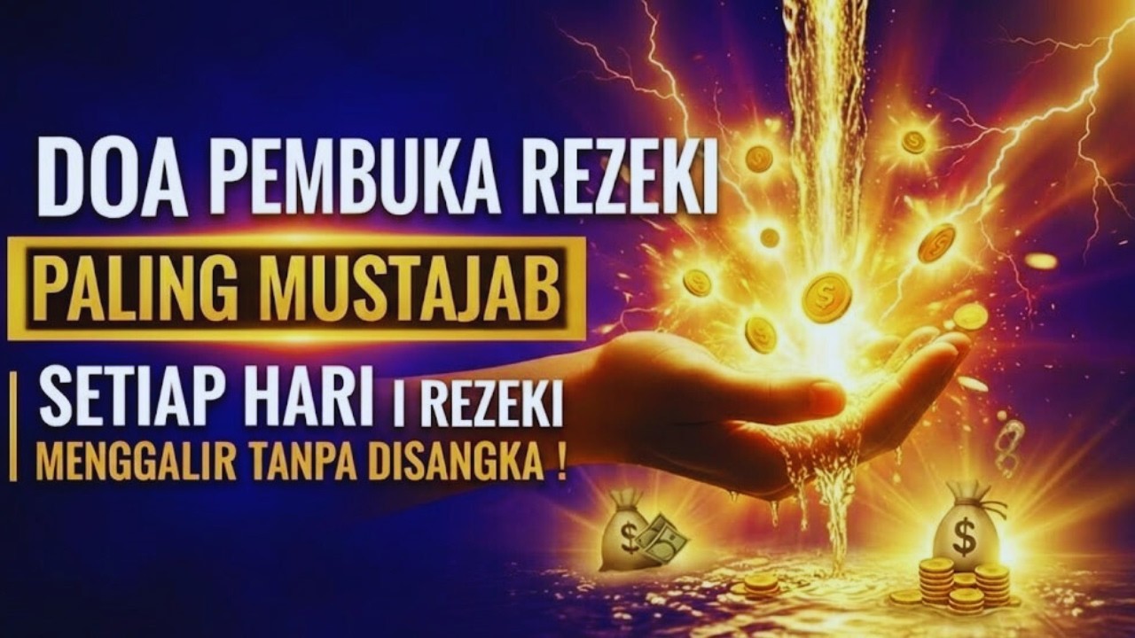 Doa Pembuka Pintu Rezeki Terampuh 2026 🌟 Baca Sekali Sehari, Rezeki Datang Mengalir