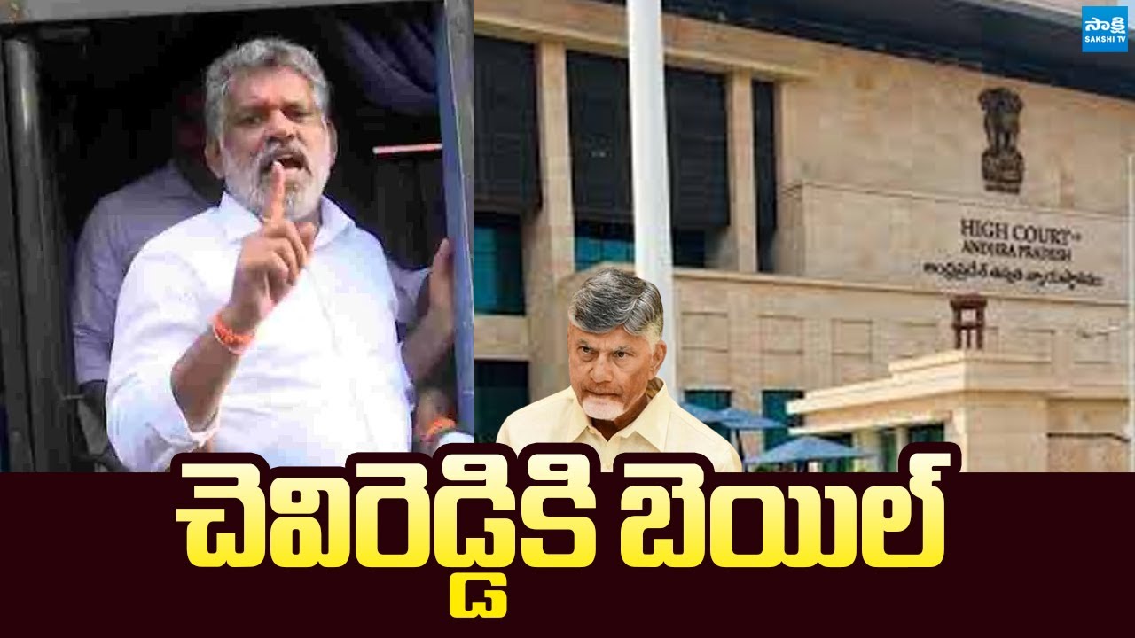 AP High Court Grants Bail To Chevireddy Bhaskar Reddy In Liquor Scam Case | Chandrababu