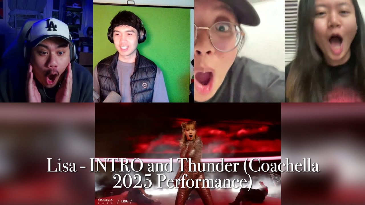 LISA - Intro and Thunder (COACHELLA 2025) - WALWAL Reaction Video | Filipino Blinks
