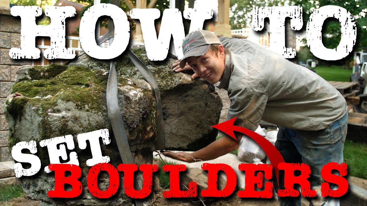 How To Set Boulders When Building a Waterfall - Pondless Build PART 3
