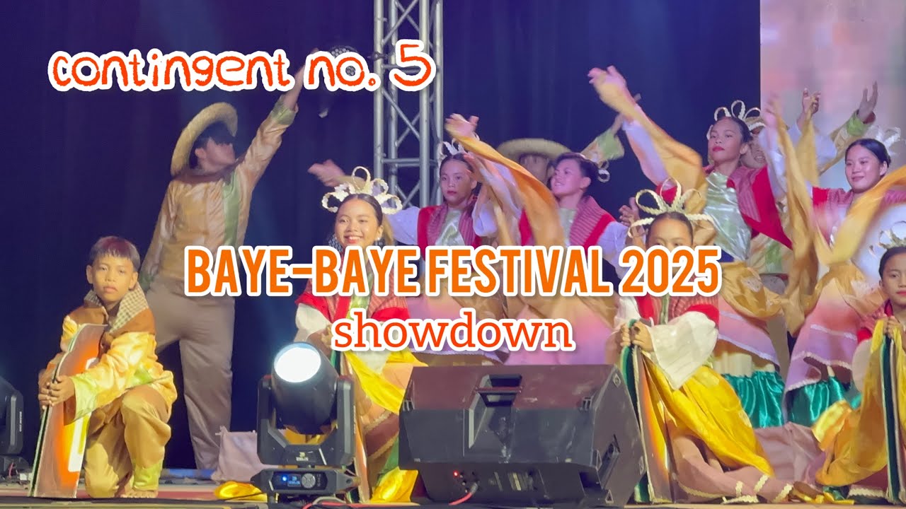 Contingent No. 5 of Baye-Baye Festival 2025 #festival #fiesta #bayebaye #villareal #bayawan