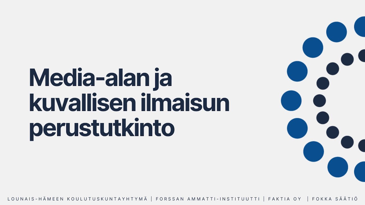 Media-alan ja kuvallisen ilmaisun perustutkinto