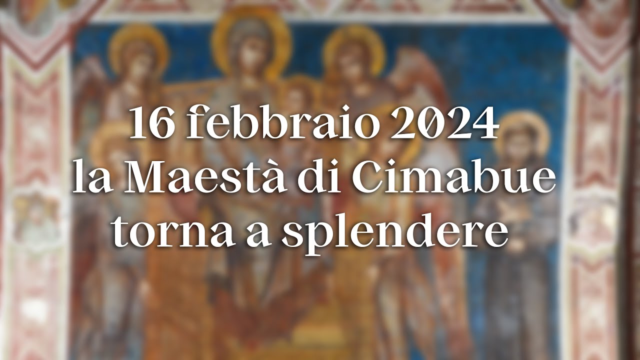 Maestà di Assisi: presentazione dei lavori di restauro