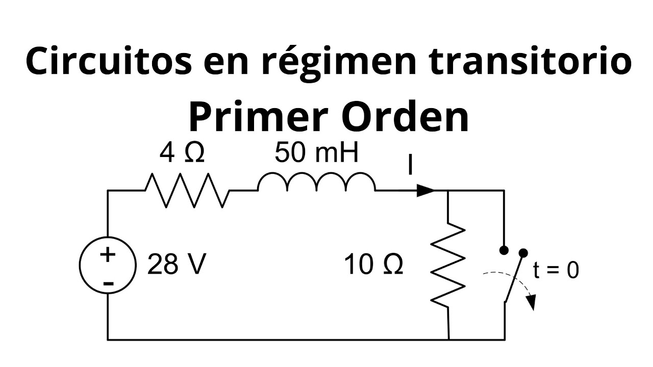 Circuitos Eléctricos en Régimen Transitorio: Primer orden con fuente de continua