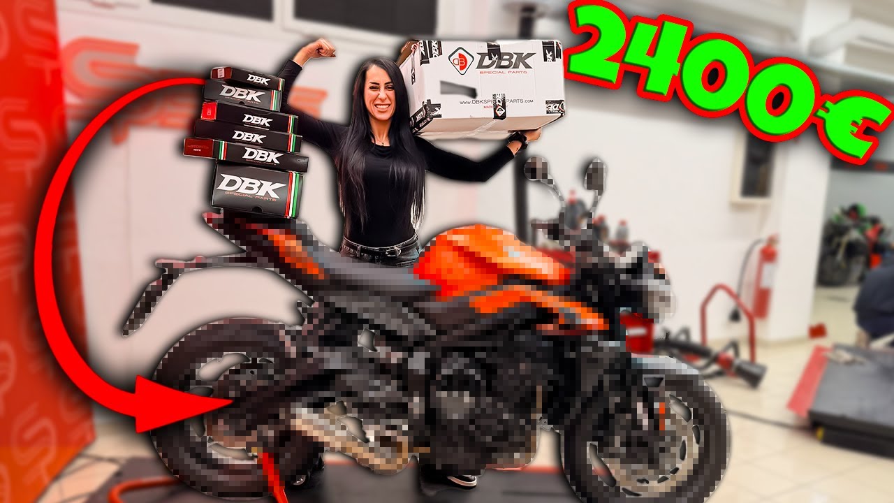 INIZIA LA TRASFORMAZIONE DELLA MOTO! (e monto TUTTO da sola) 🚀 