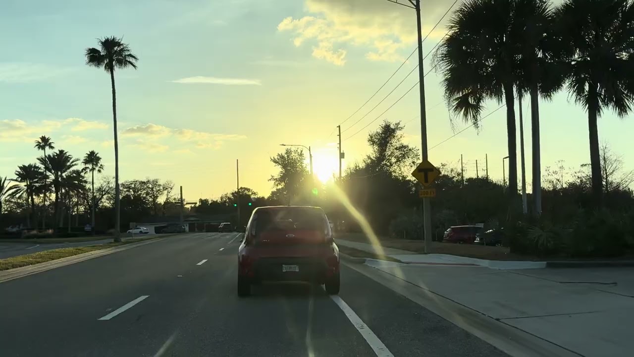 Going To TRADER JOE’S Sandlake #travel #sunset #orlandoflorida #fyp 