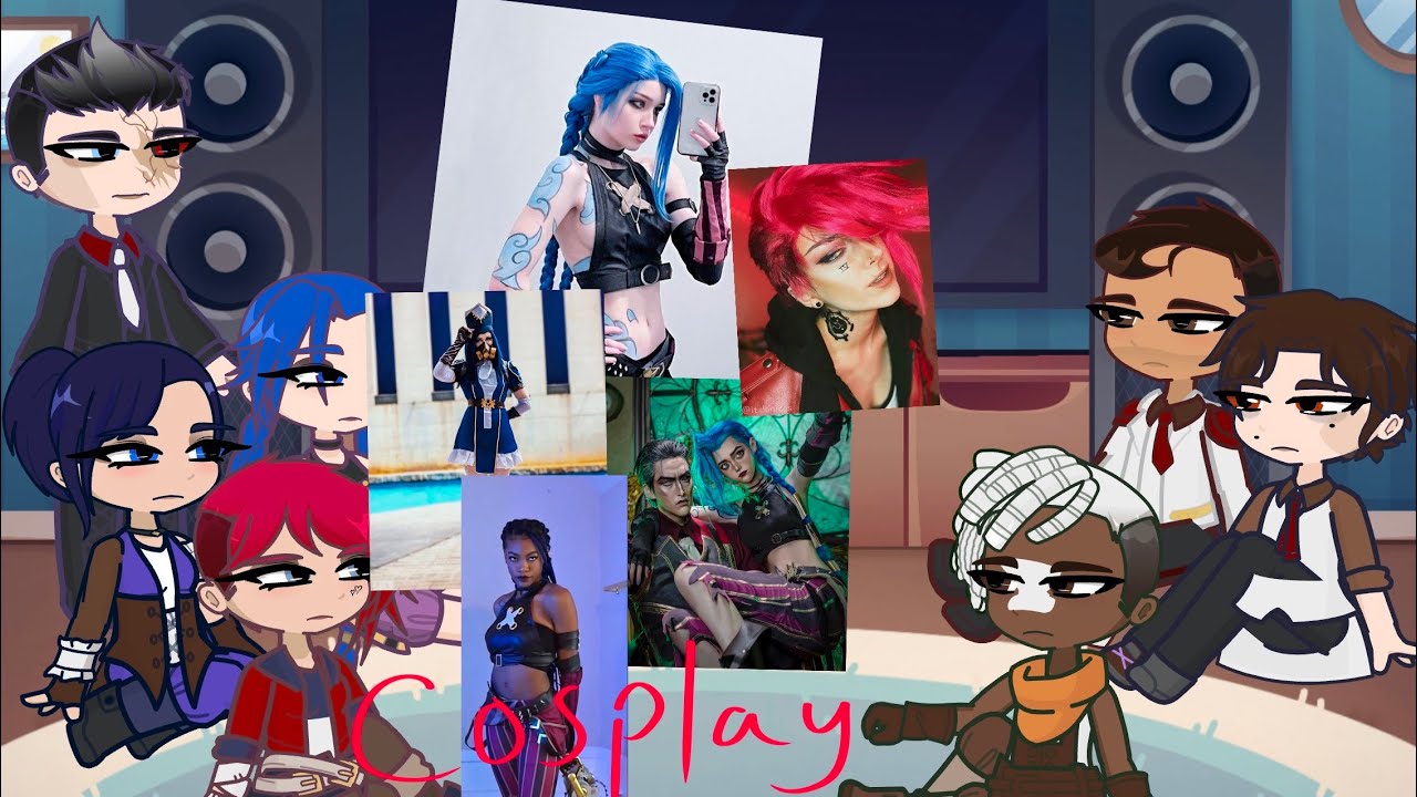 Arcane react to cosplayers cosplaying as them ||Arcane||GL2|| #arcane