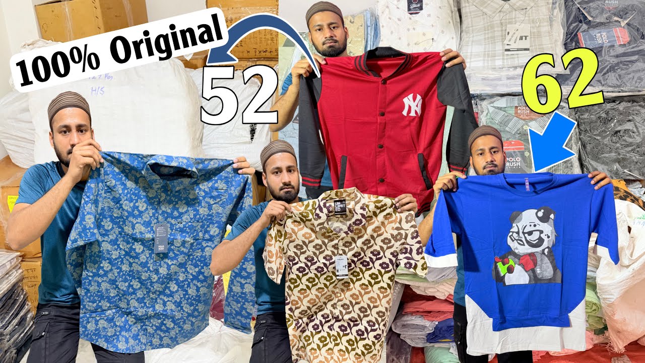 Original Branded Shirt & Tshirt Wholesaler in Kolkata | Howrah Haat
