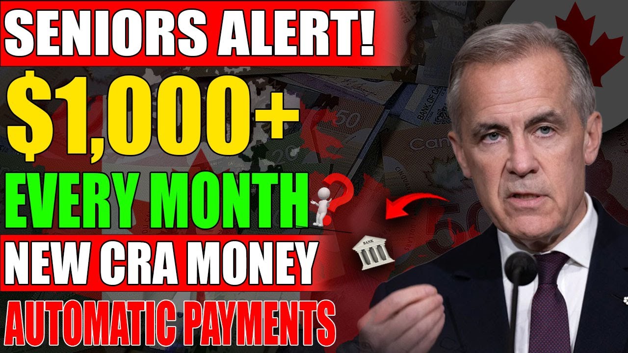 🚨💰 CRA Automatic Payments Are Coming: Seniors Could Get $1,000+ Monthly Starting Feb 2026!