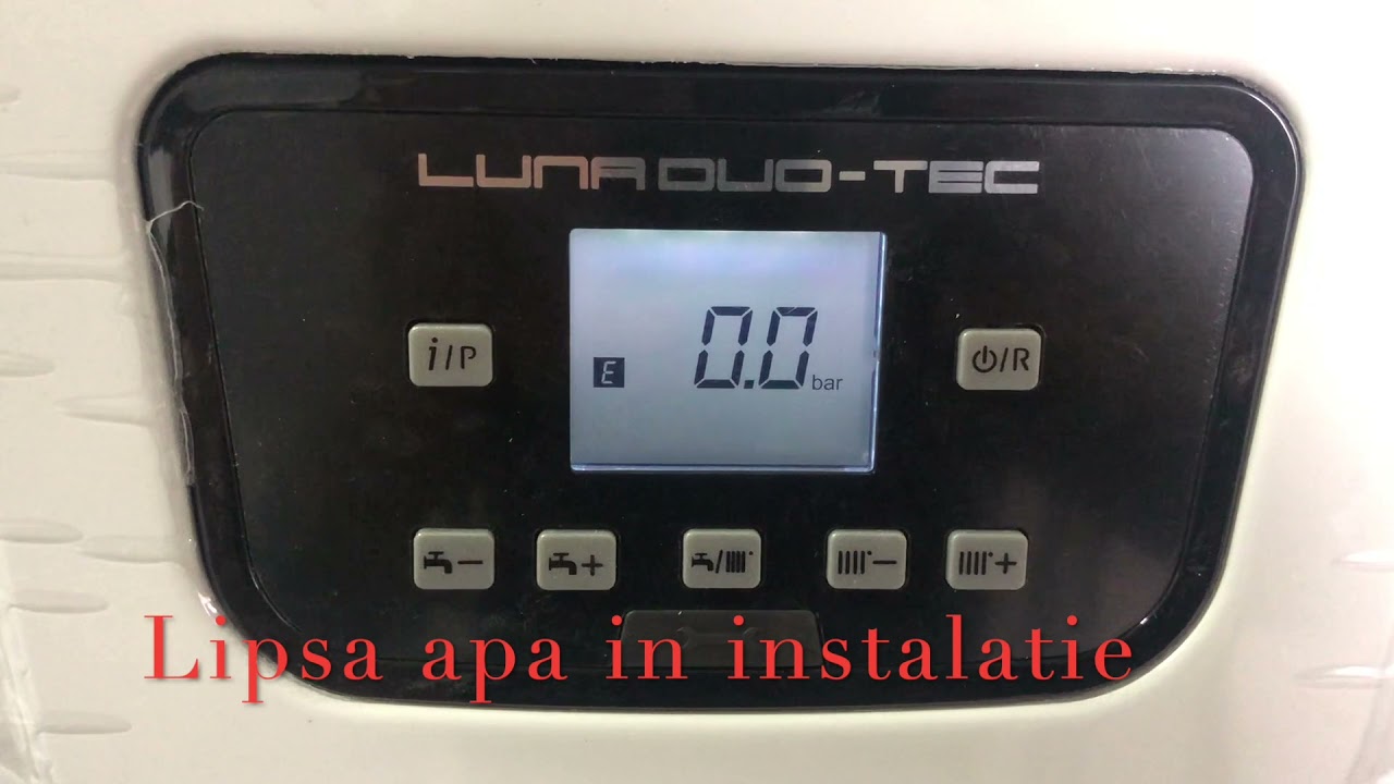 Eroare 118 Centrala Termica boiler instant combi Baxi Luna Duo Tech, n, platinum, potterto