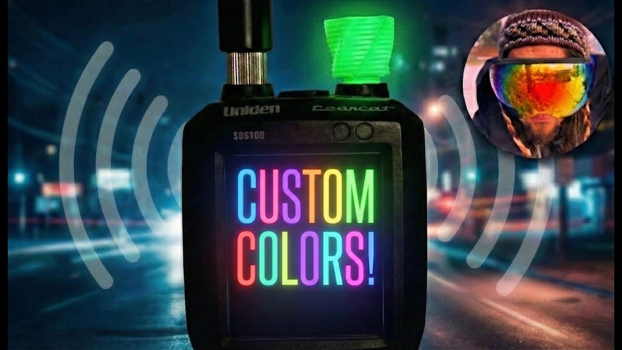UNIDEN SDS100 Display Customization Tutorial