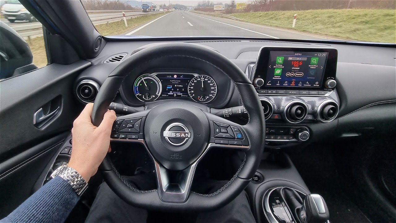 Nissan JUKE 1.6 Hybird (2022) - consumption on 130 km/h (city | winter condition) | *Not impressed!