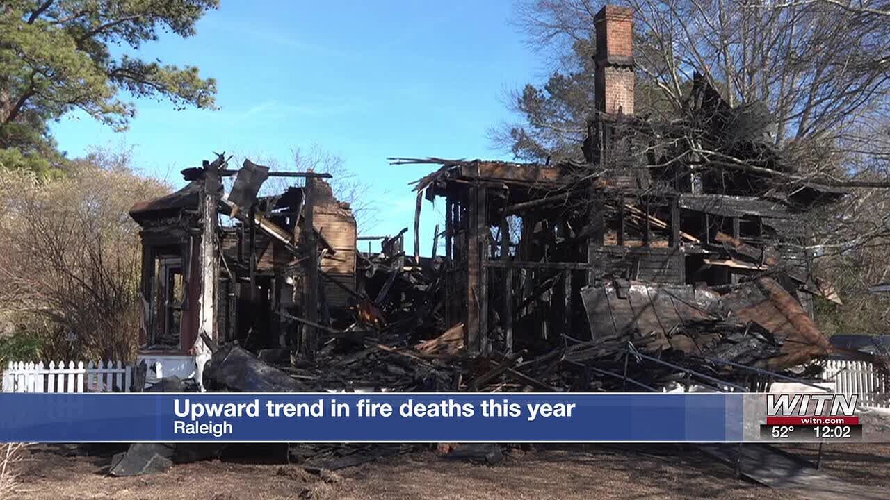 NC Fire Marshal’s Office reports upward trend in fire deaths this year, listing several in ENC