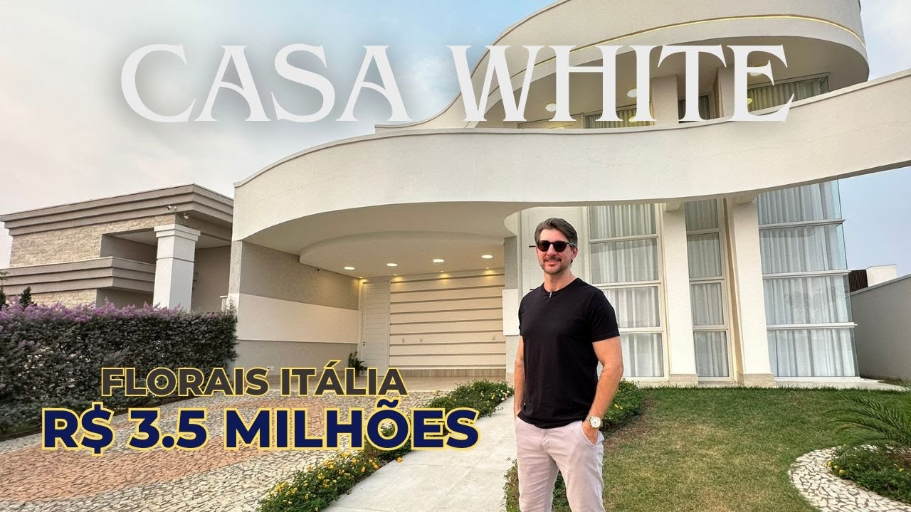 Casa White - uma joia de R$ 3.5 Milhões no Cond. Florais Itália - Cuiabá