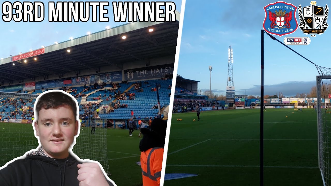 93RD MINUTE WINNER!!! | Carlisle vs Port Vale Vlog 🔵⚪️