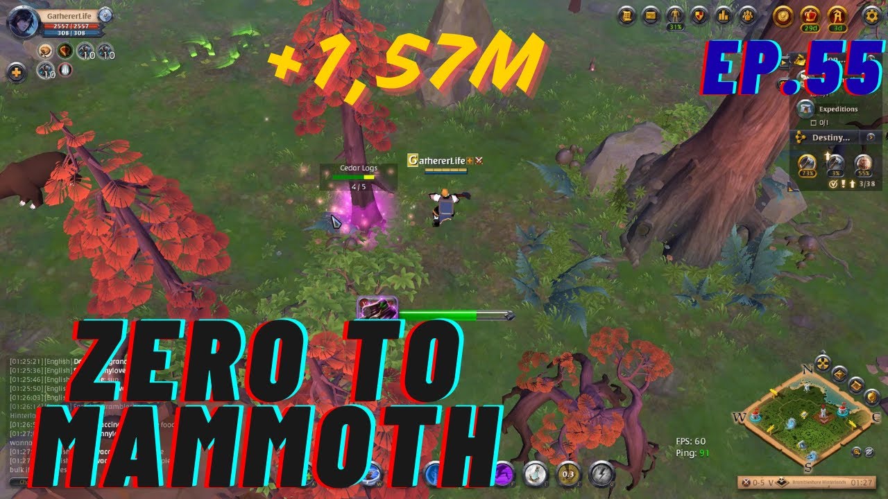 1.57M SILVER IN BLACK ZONE! | Albion Online Enchanted Resource Gathering