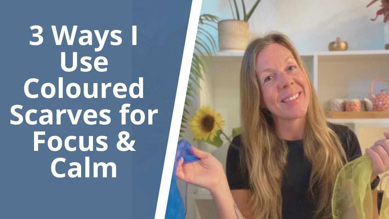 3 Ways I Use Coloured Scarves in Kids Yoga (For Focus, Regulation & Calm)