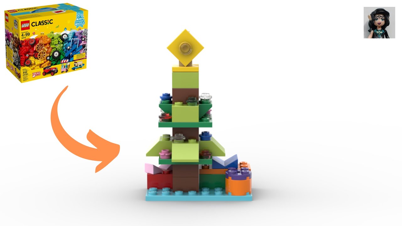 CHRISTMAS TREE Lego classic 10715 ideas How to build easy