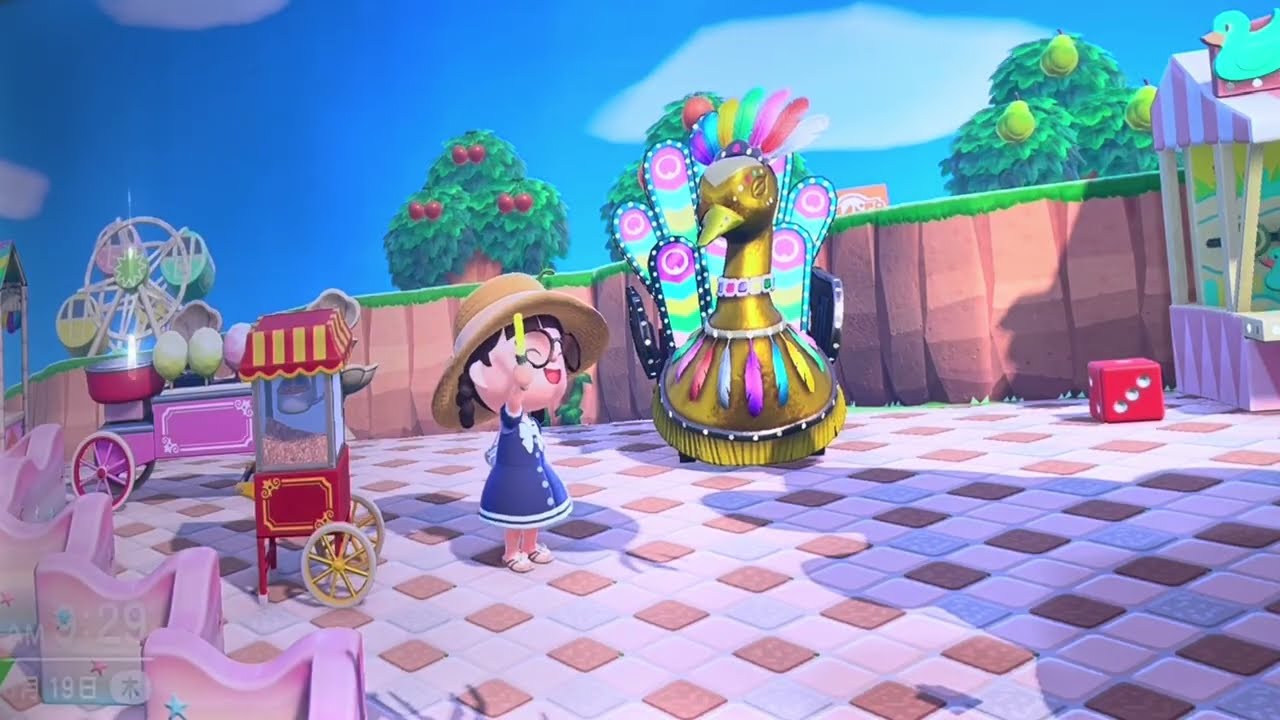 Nintendo Switch  あつまれどうぶつの森 ぐるっと1周島紹介🌳|メープルをキャンプ場に招待🏕️