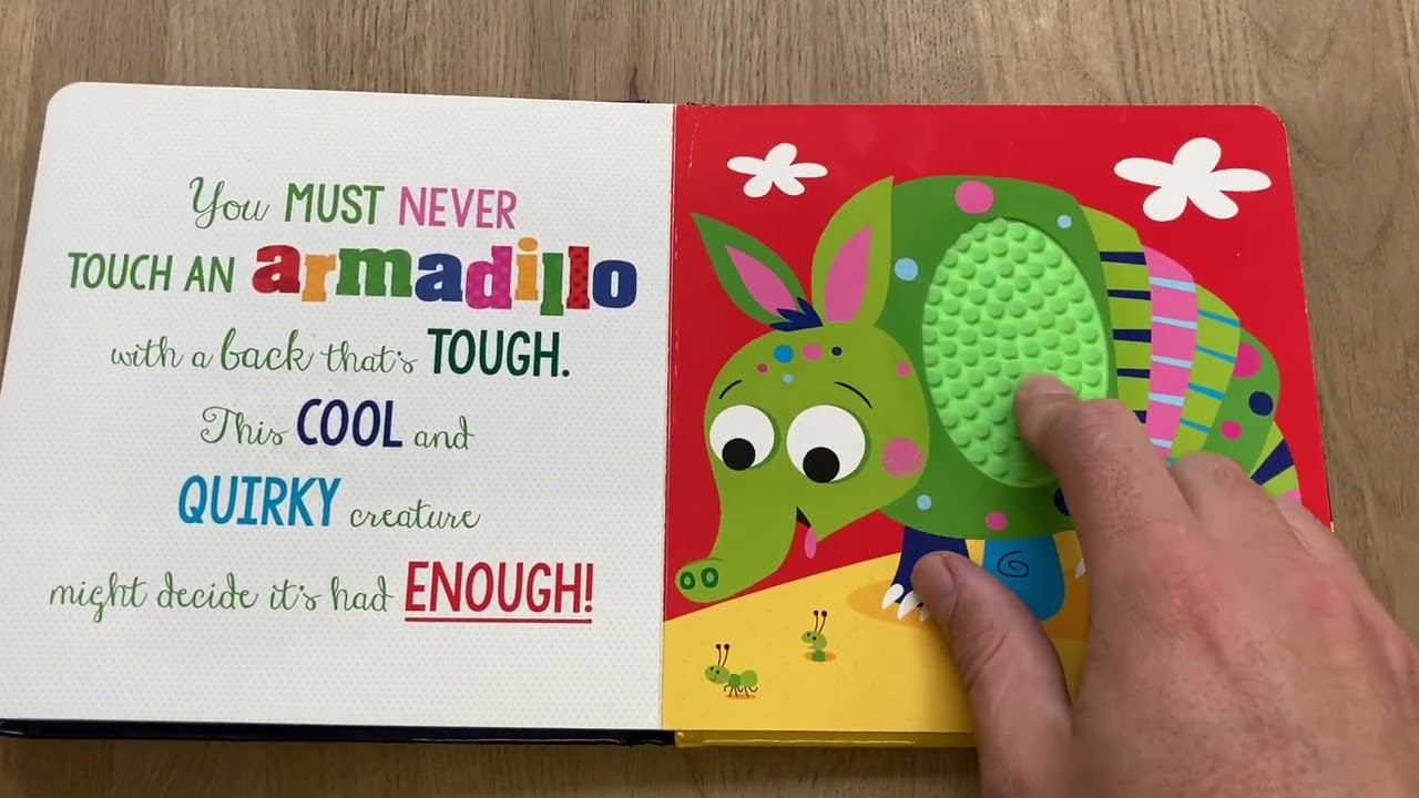 Never touch a hedgehog!