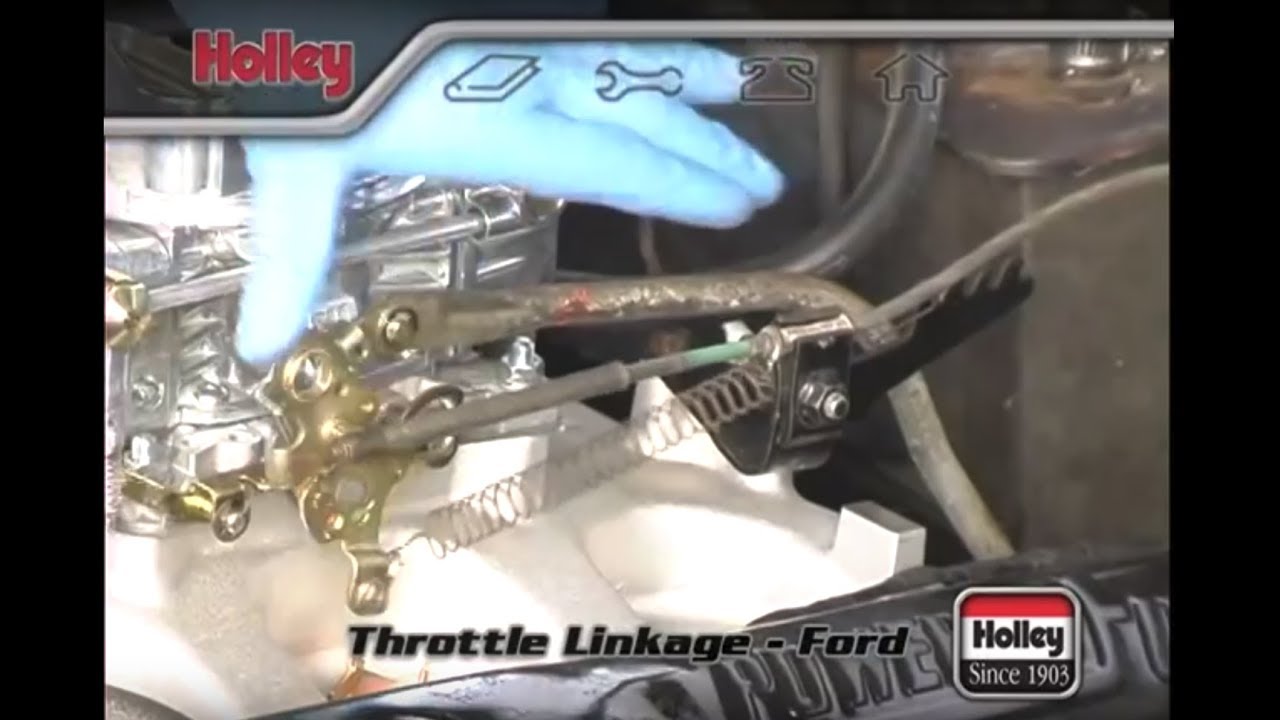 Attaching Ford Throttle Linkage To A Holley Carb