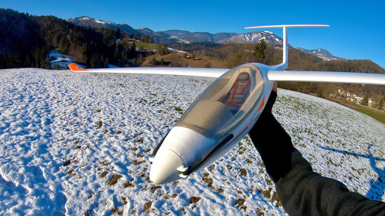 MULTIPLEX Lentus Thermik RR - First Flight on 3s Lipo & Stock Propeller 🇸🇮