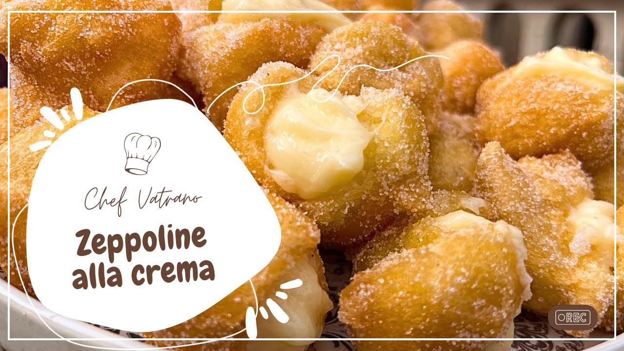 Zeppoline alla crema - zeppoline fritte - zeppoline di San Giuseppe