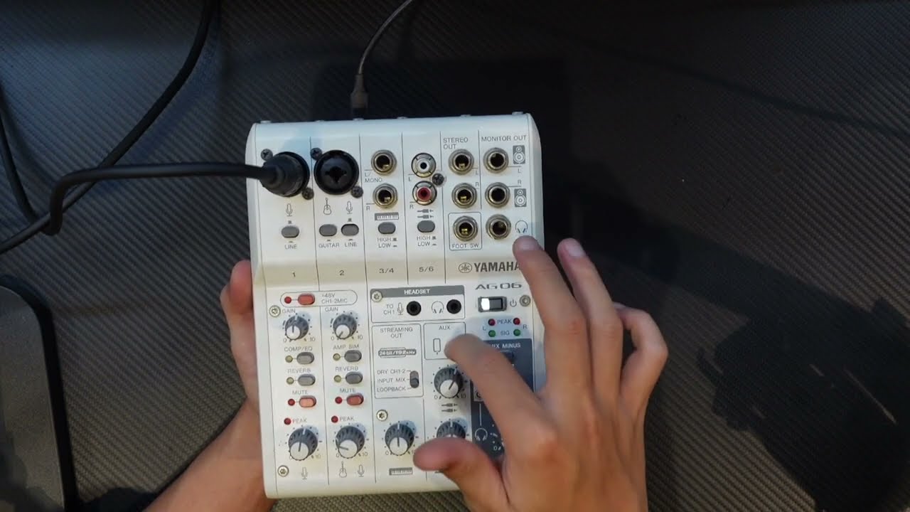 HƯỚNG DẪN SỬ DỤNG MIXER YAMAHA AG06