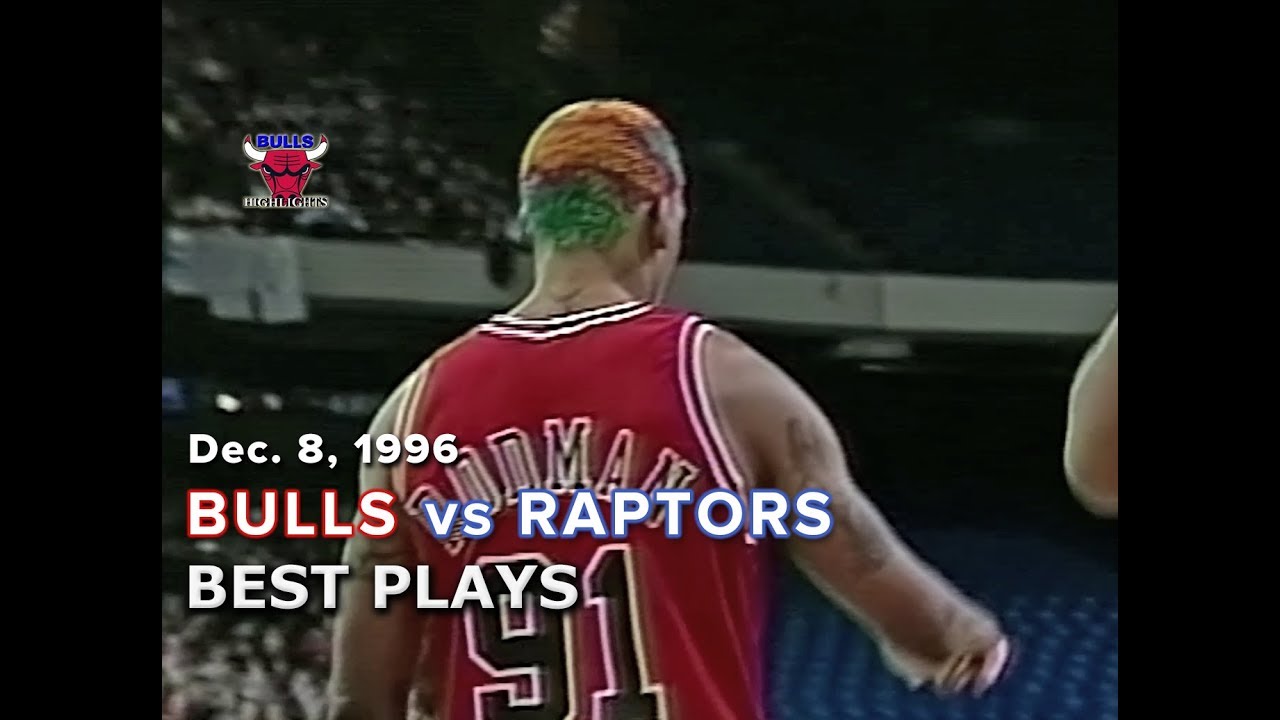 December 8, 1996 Bulls vs Raptors highlights