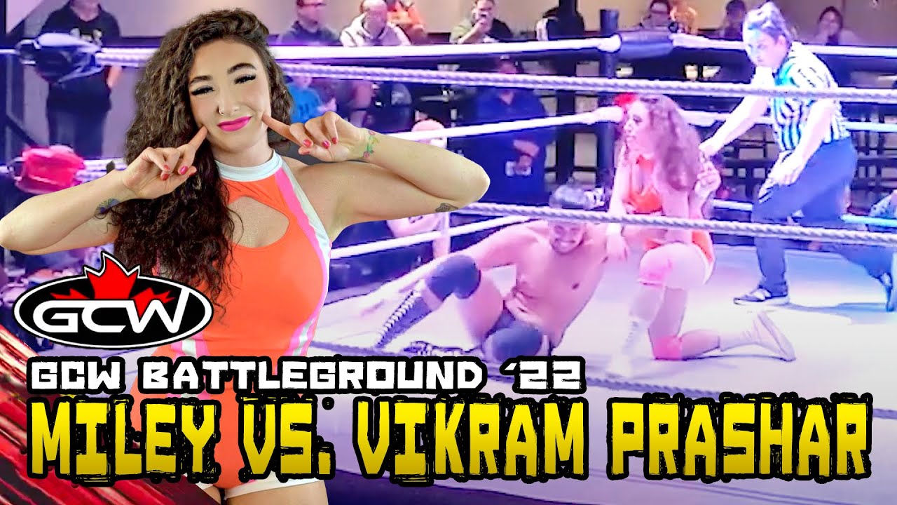 FULL MATCH: Miley vs. Vikram Prashar | Intergender Wrestling Match | GCW Wrestling 10/02/2022