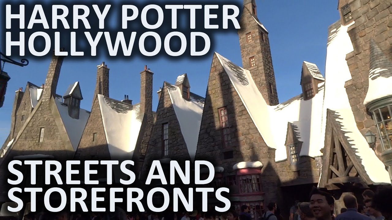 Hogsmeade Streets and Storefronts at Universal Studios Hollywood's Wizarding World of Harry Potter