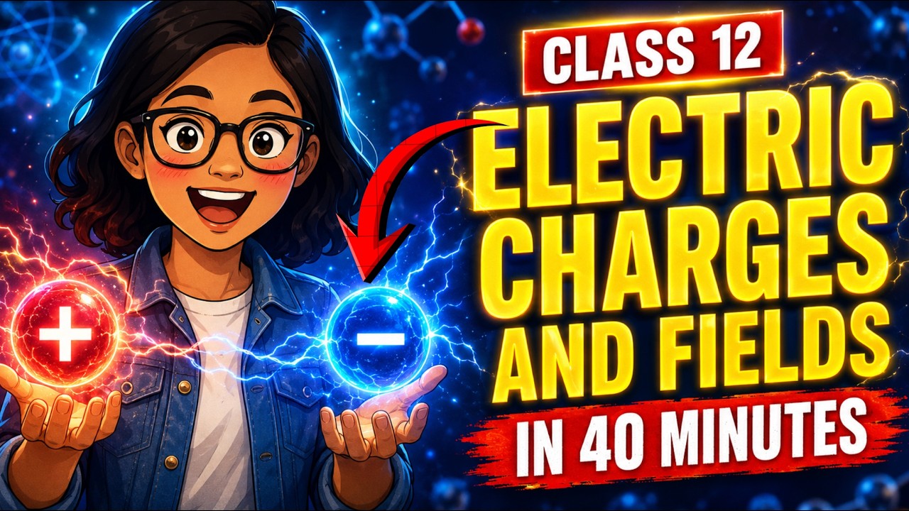 Class 12 electric charges and field one shot lecture