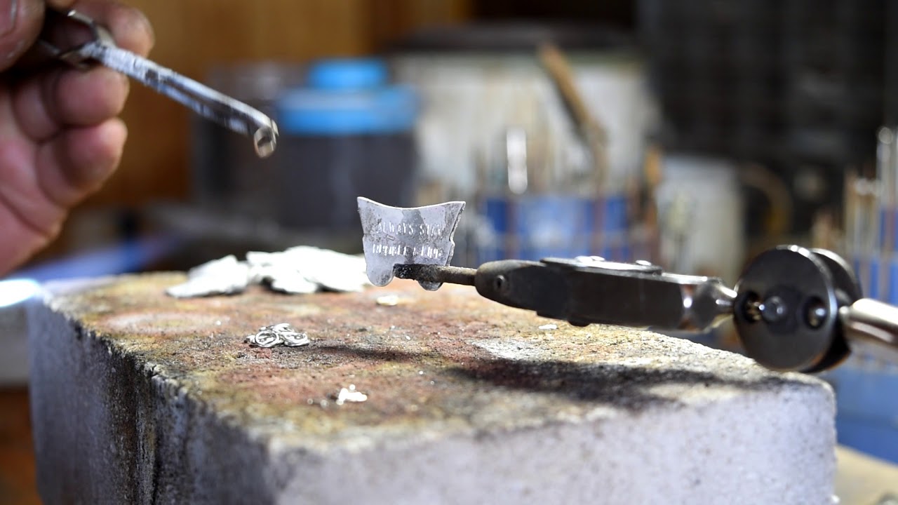 Soldering A Jump Ring To A Silver Charm