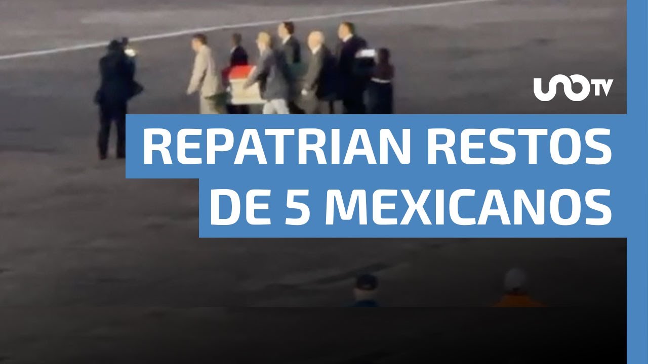 Repatrian restos de 5 mexicanos que murieron en avionazo de Galveston, Texas