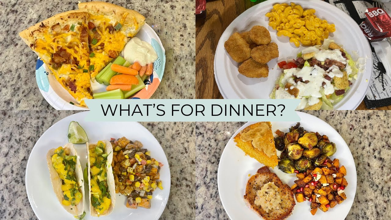 WHAT’S FOR DINNER? | EASY & BUDGET FRIENDLY | REALISTIC WEEKNIGHT MEALS | DINNER INSPIRATION