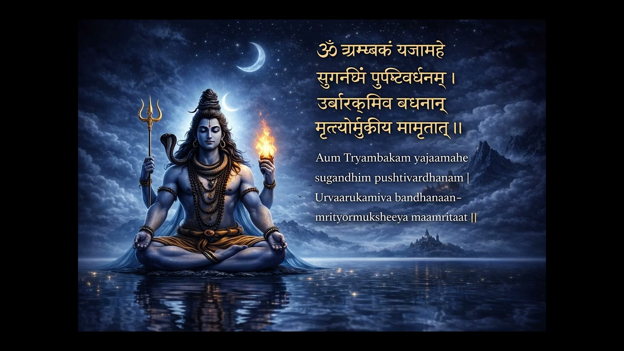 Maha Mrityunjaya Mantra 108 Times | Maha Shivratri Special | Shiva Chant #mahamrityunjayamantra