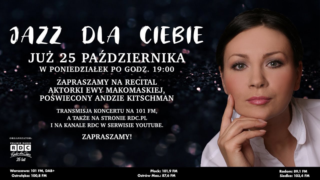 Ewa Makomaska w studiu RDC! Koncert z cyklu JAZZ DLA CIEBIE - nagranie archiwalne