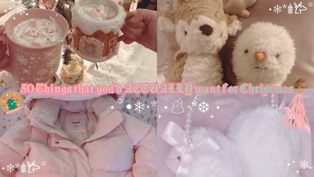 50 unique things that you’d ACTUALLY want for Christmas (Gift inspo!)🎄