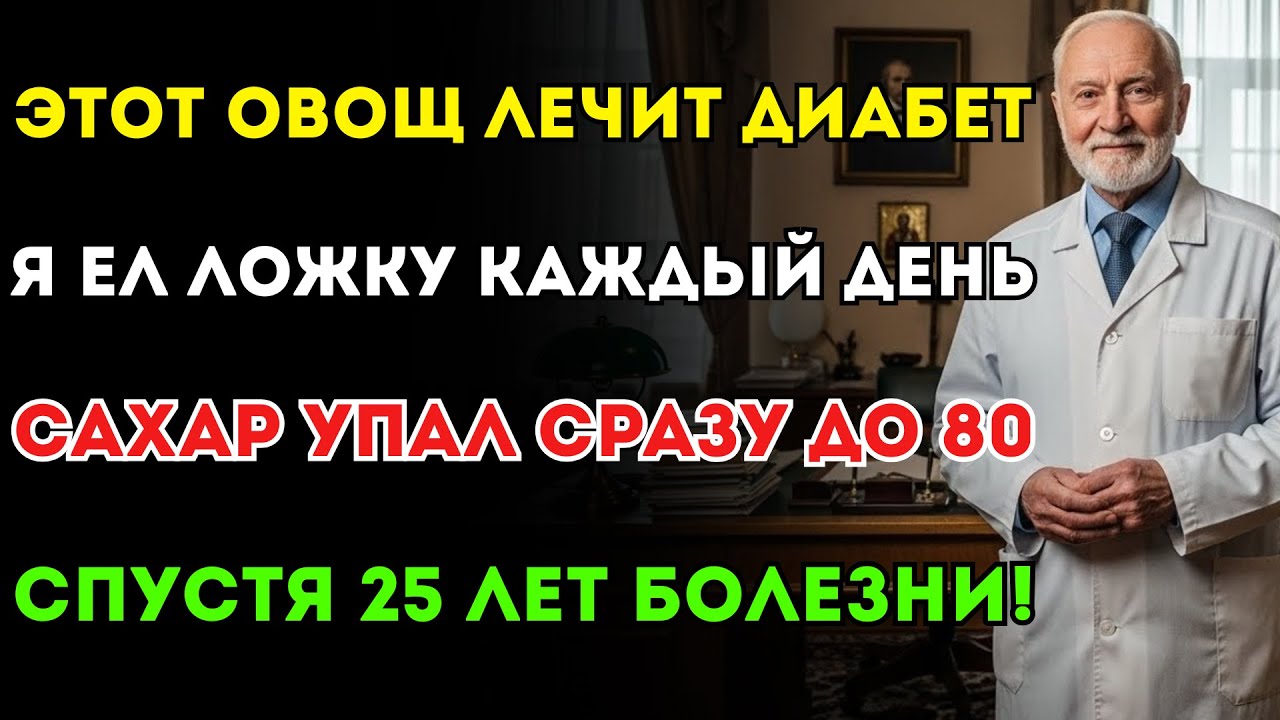 Спасение поджелудочной! 4 дешевых овоща снижают сахар на 80 мгновенно. Секрет лучших врачей