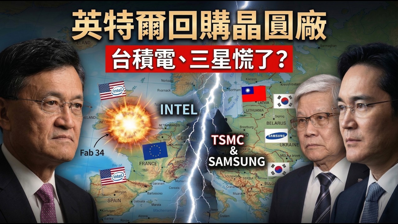 揭秘英特爾逆襲真相：18A良率瘋狂爬坡！台積電最強對手正式回歸？📈