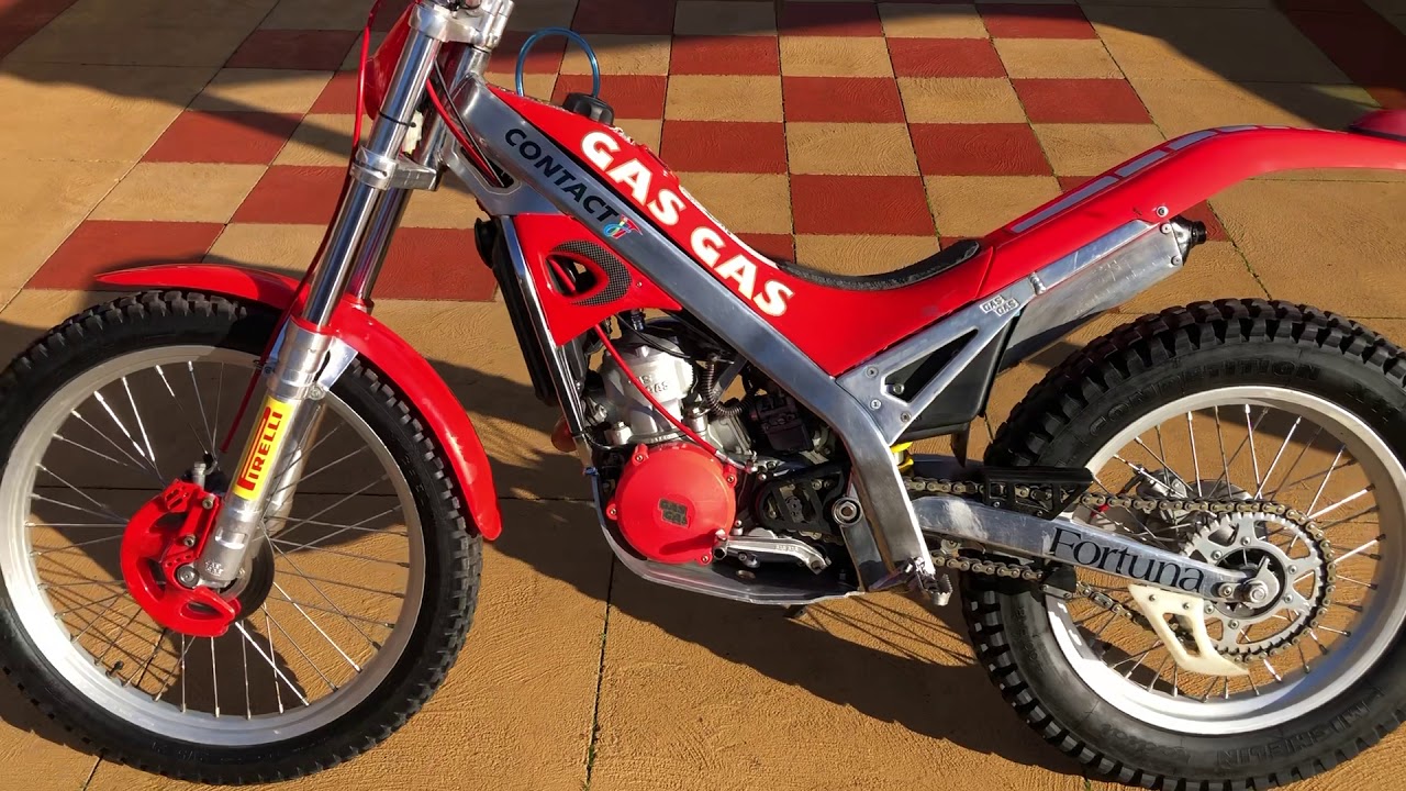 Gas gas 250 jt contact 1995 trials vs montesa Cora 247 1974 trials bikes