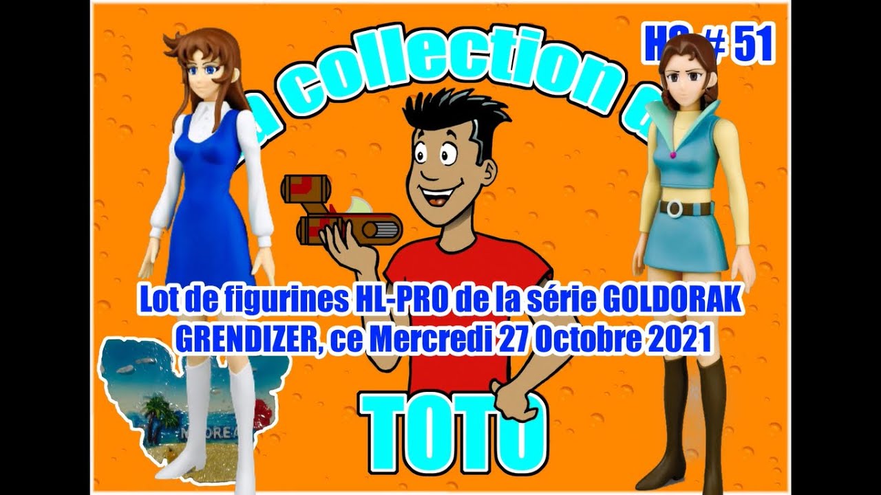 - HS # 51 LOT de figurines HLPRO GOLDORAK / GRENDIZER